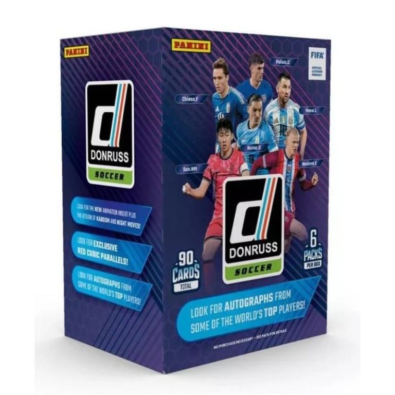 2024/25 Panini Donruss Soccer 6-Pack Blaster Box (Red Cubic Parallels!)