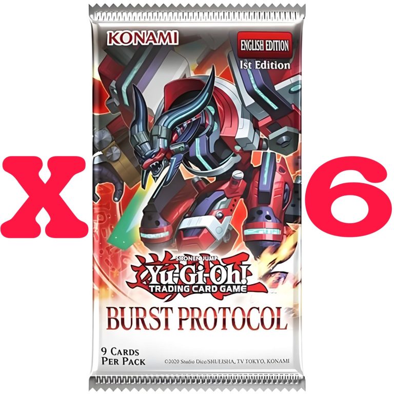 Yu-Gi-Oh Burst Protocol Booster Pack - 6 PACK