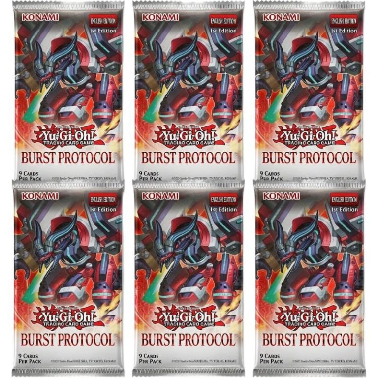 Yu-Gi-Oh Burst Protocol Booster Pack - 6 PACK