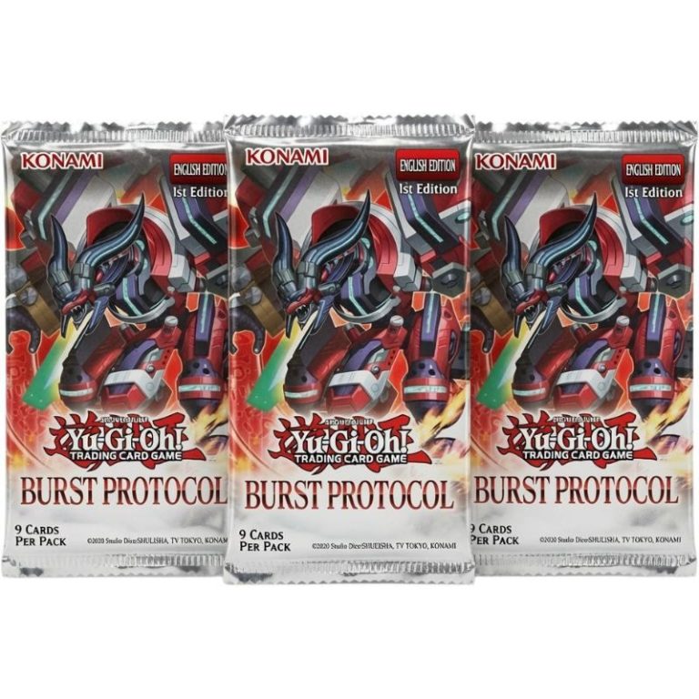 Yu-Gi-Oh Burst Protocol Booster Pack - 3 PACK