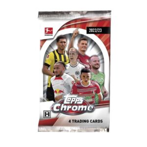 2022/23 Topps Chrome Bundesliga Soccer Hobby Pack - 1 Pack