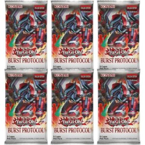 Yu-Gi-Oh Burst Protocol Booster Pack - 6 PACK