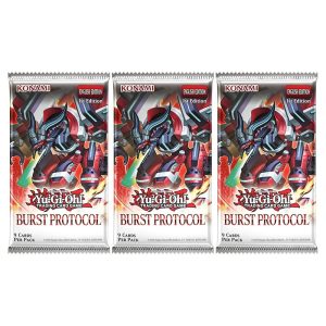 Yu-Gi-Oh Burst Protocol Booster Pack - 3 PACK