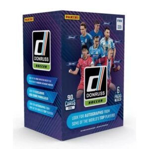 2024/25 Panini Donruss Soccer 6-Pack Blaster Box (Red Cubic Parallels!)